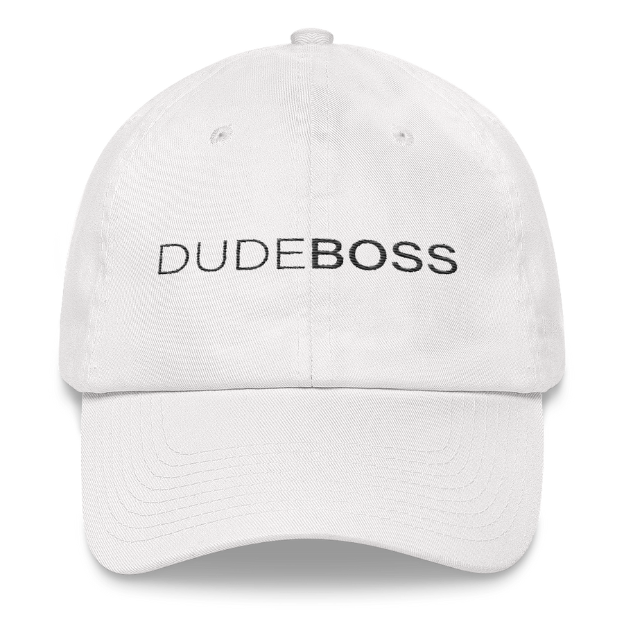 DUDE BOSS Hat - White